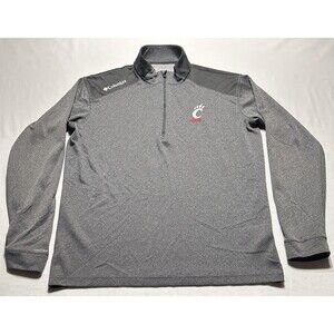 Cincinnati Bearcats Columbia Golf Omni-Wick 1/4 Zip Pullover Shirt Mens Medium